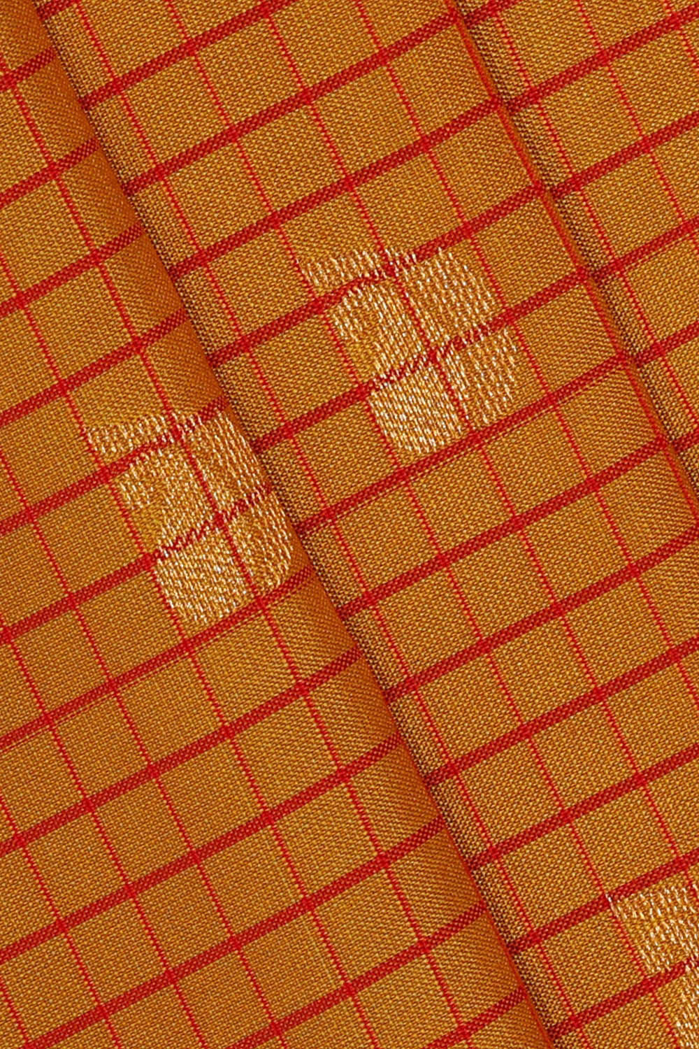 Gadwal Silk Dark Mustard Yellow Saree