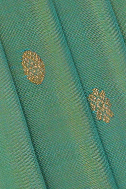 Image of Gadwal Silk Sea Green Saree