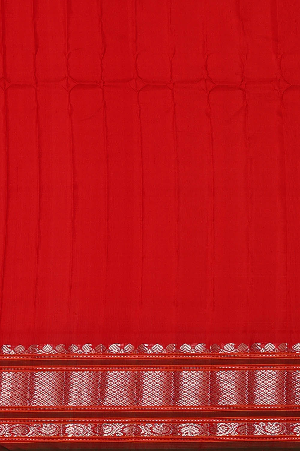 Gadwal Silk Light Peach Saree