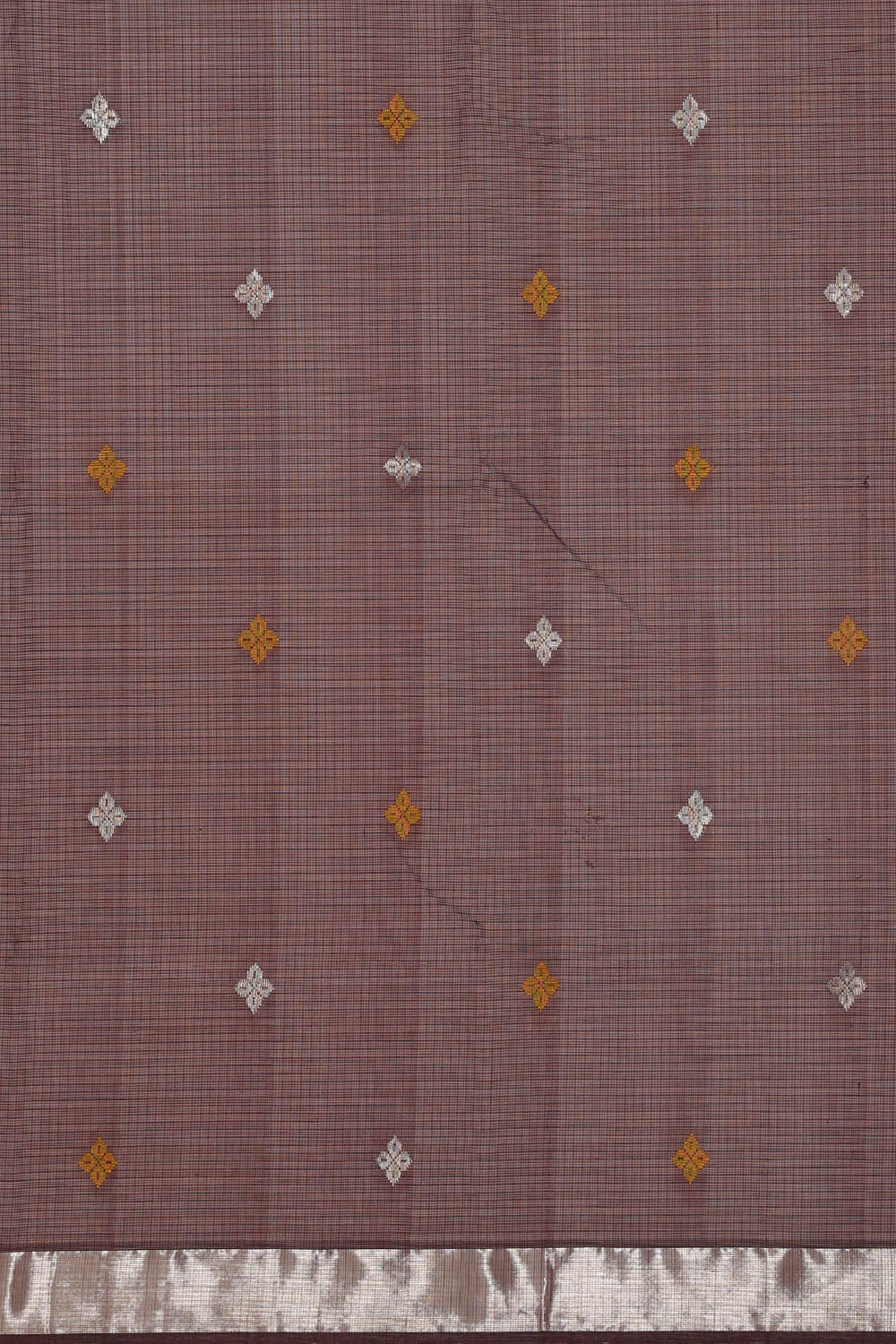 Image of Zari Kota Onion Pink Saree