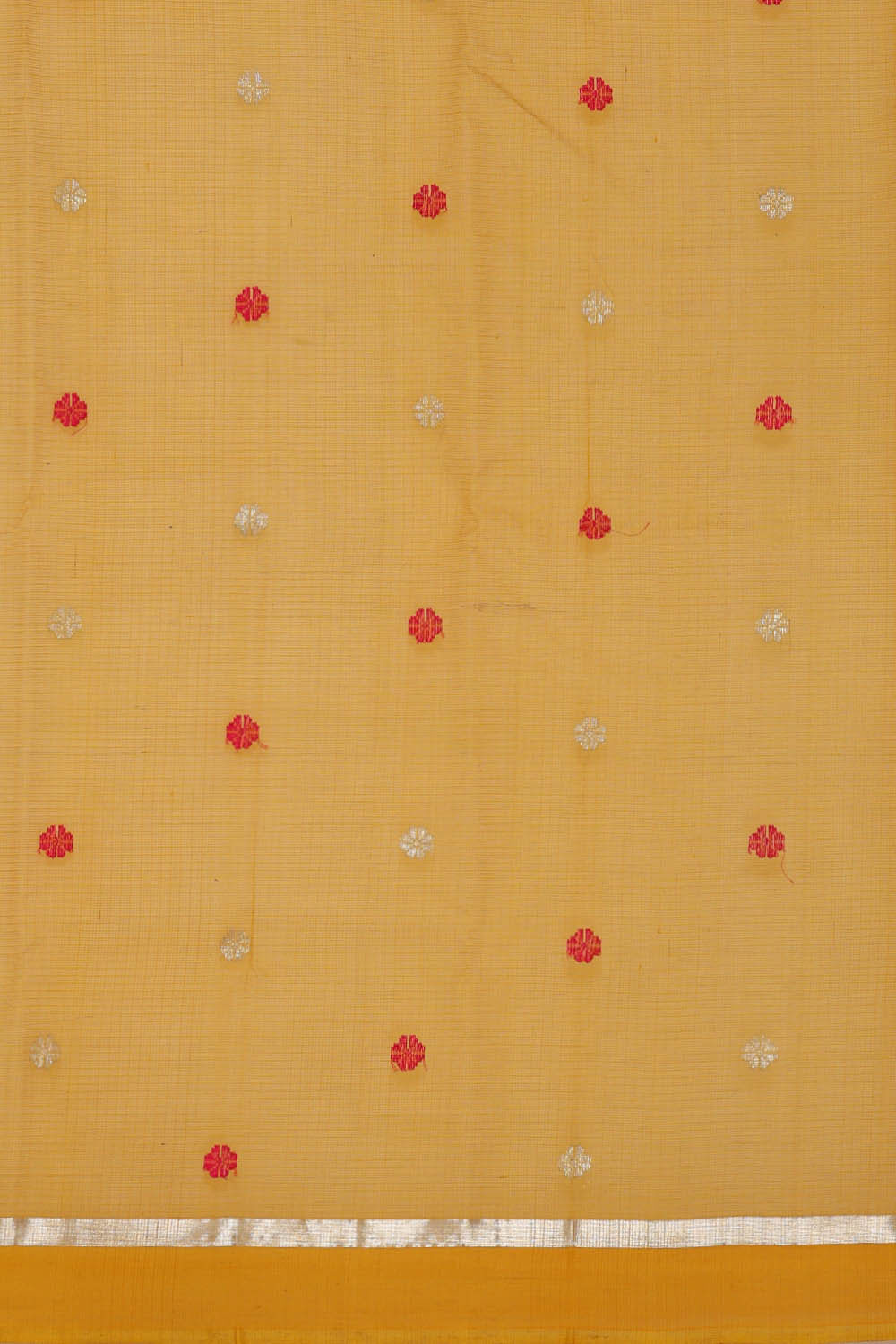 Zari Kota Dull Peach Saree