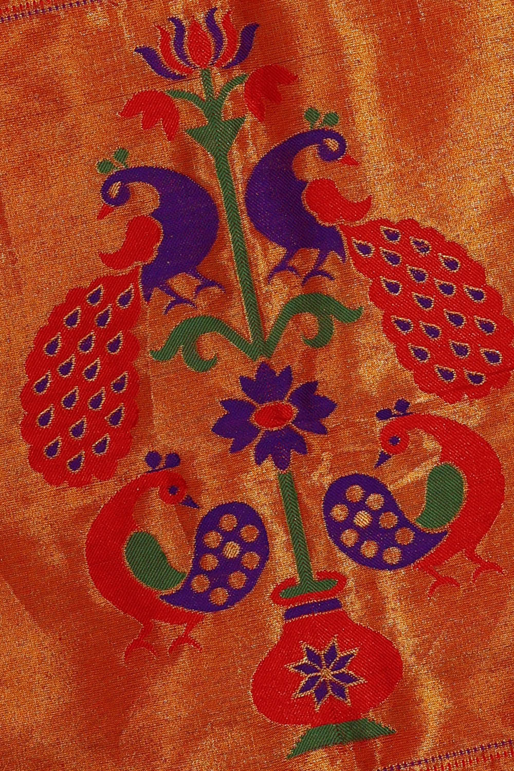 Paithani Yellow Saree