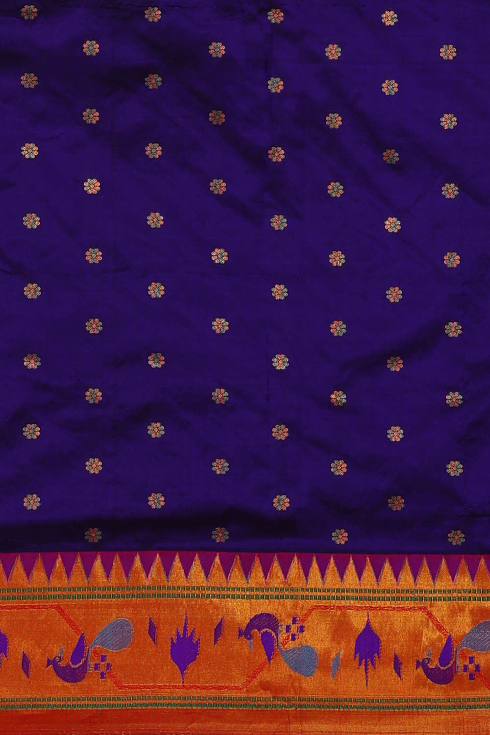 Paithani Royal Blue Saree