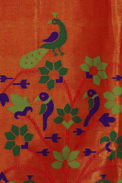 Image of Paithani White Saree
