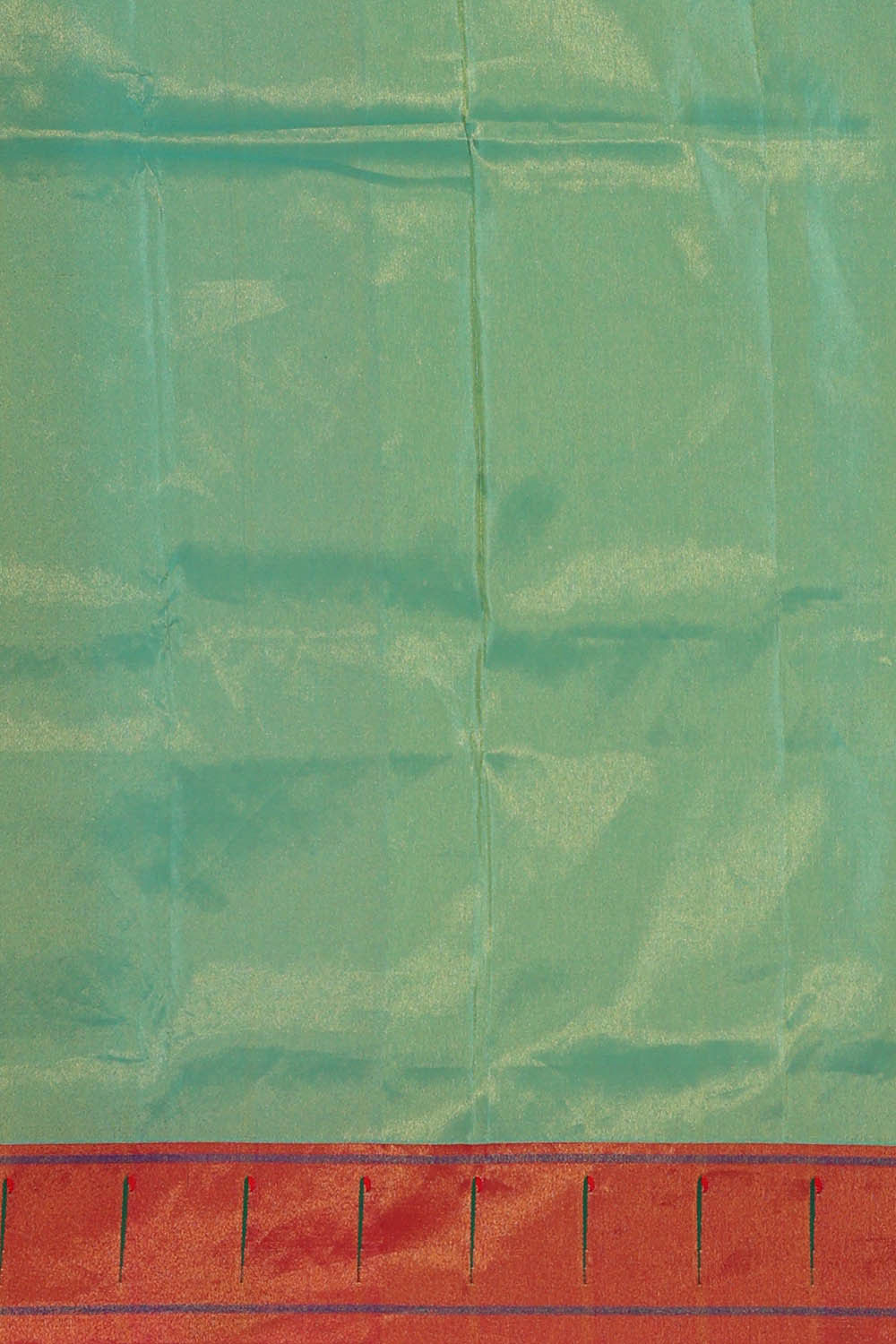 Paithani Sea Green Tissue Saree