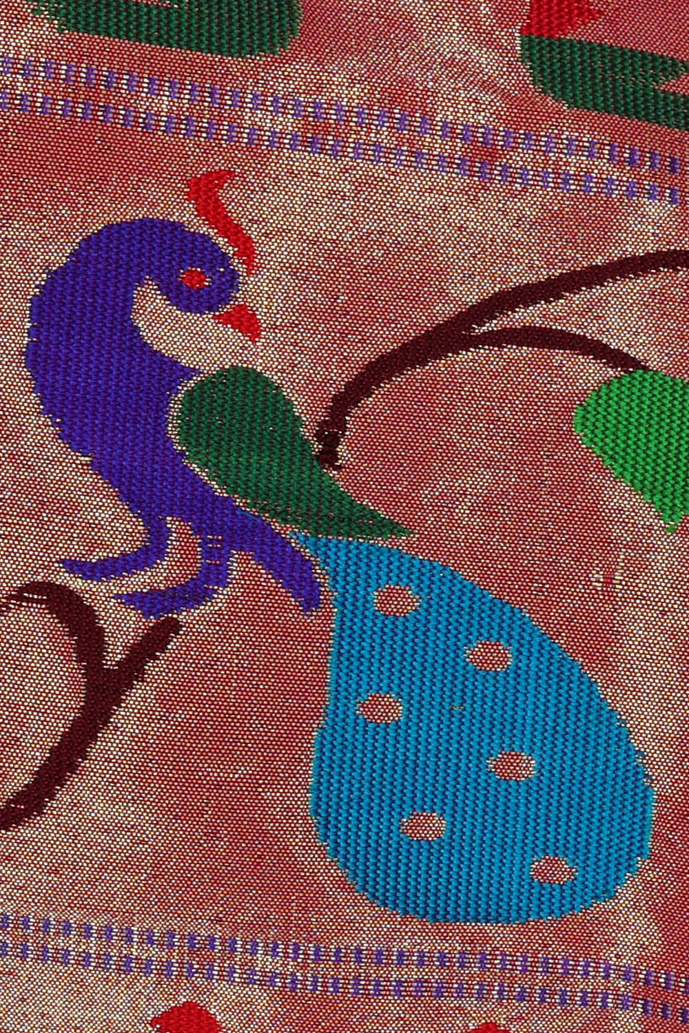 Image of Sea-Green Paithani Silk Saree