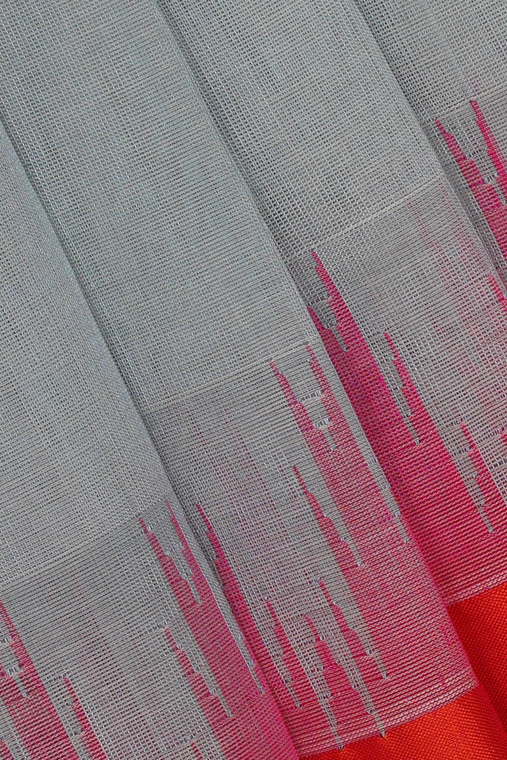 Ponduru Cotton Grey Saree