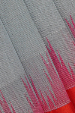 Image of Ponduru Cotton Grey Saree