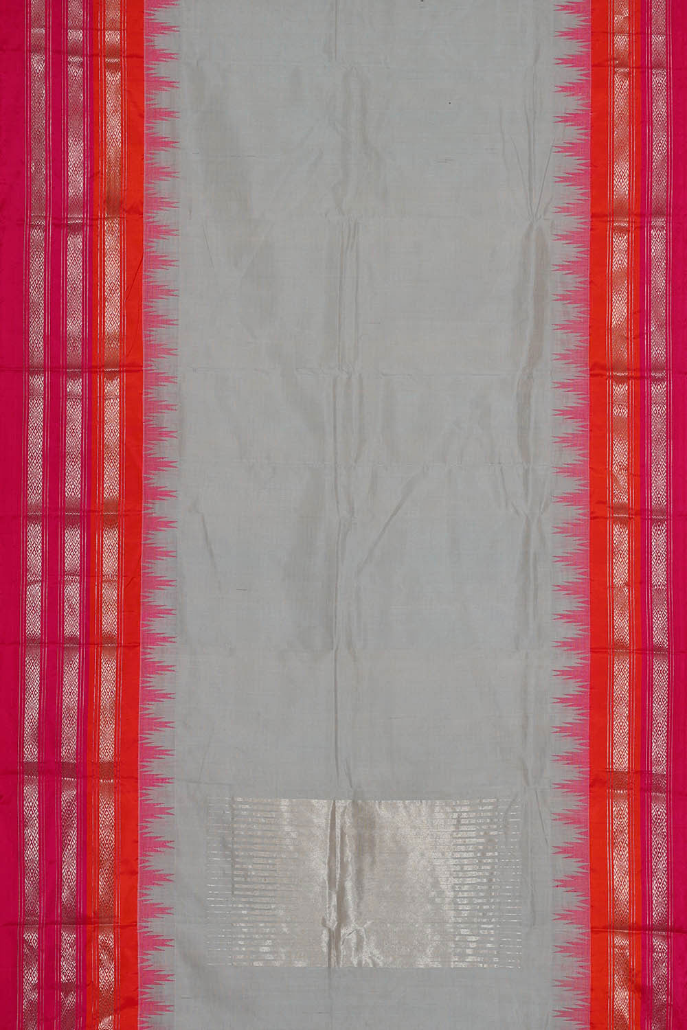 Ponduru Cotton Grey Saree