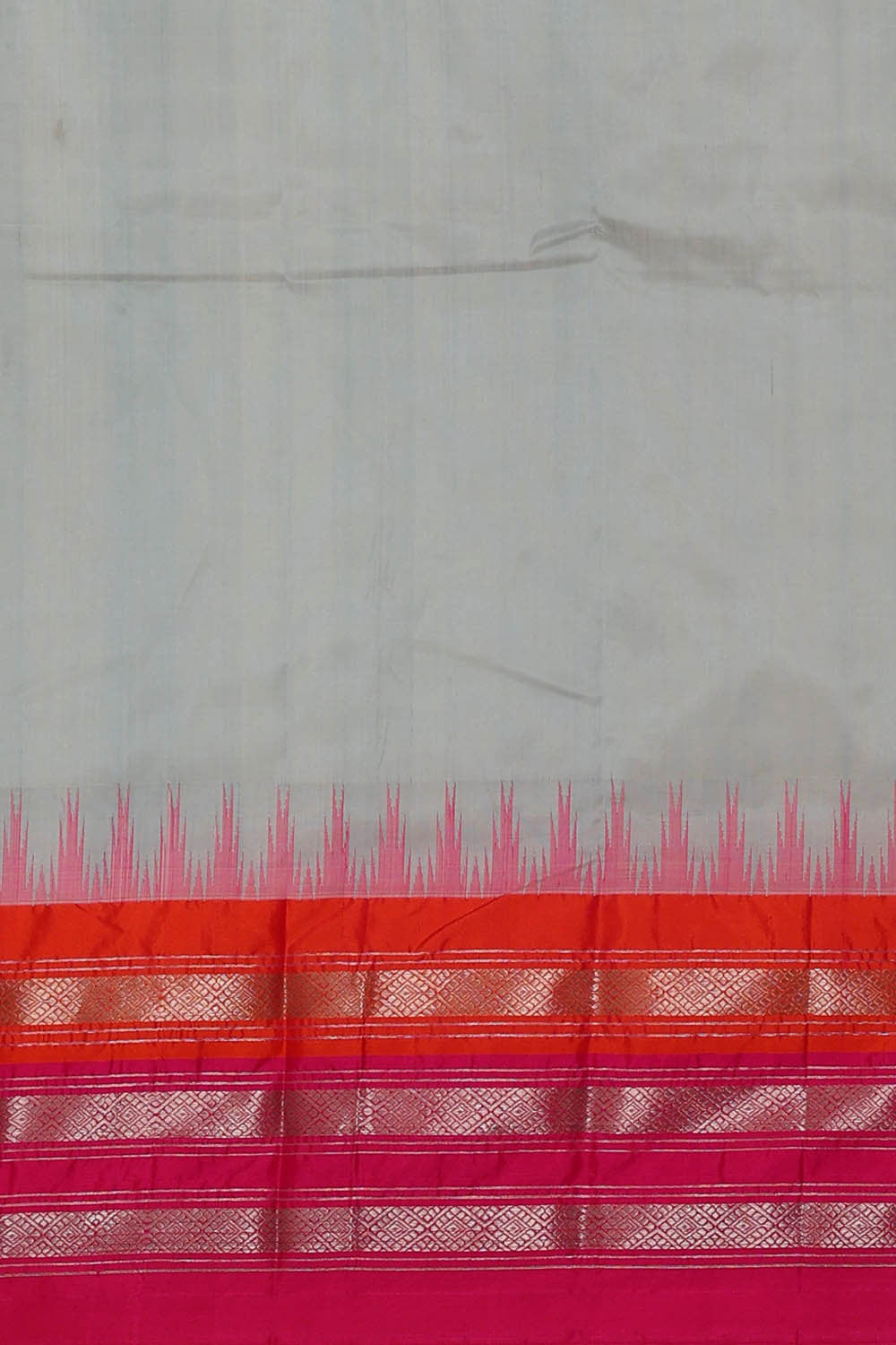 Ponduru Cotton Grey Saree