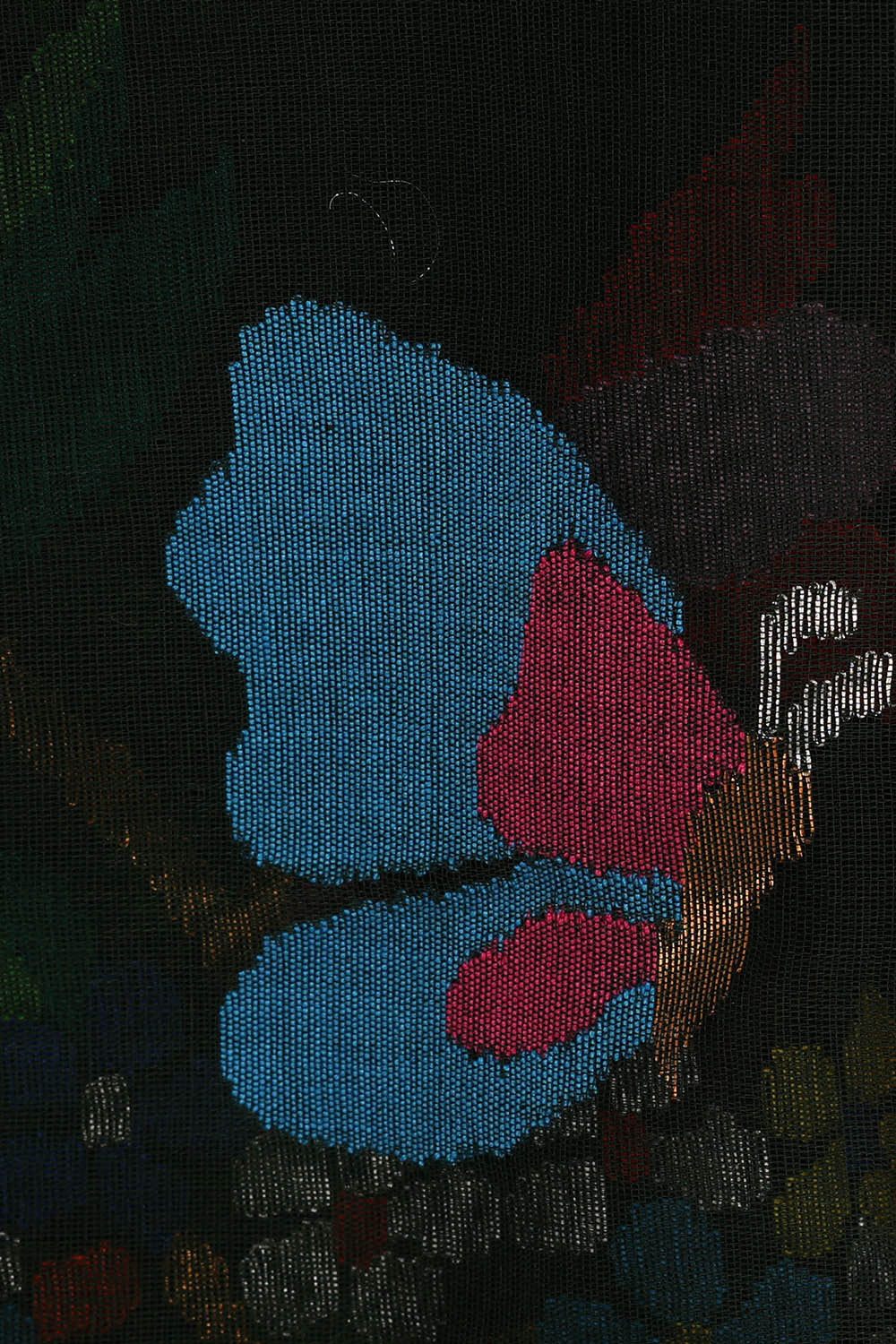 Image of Ponduru Cotton Black Saree