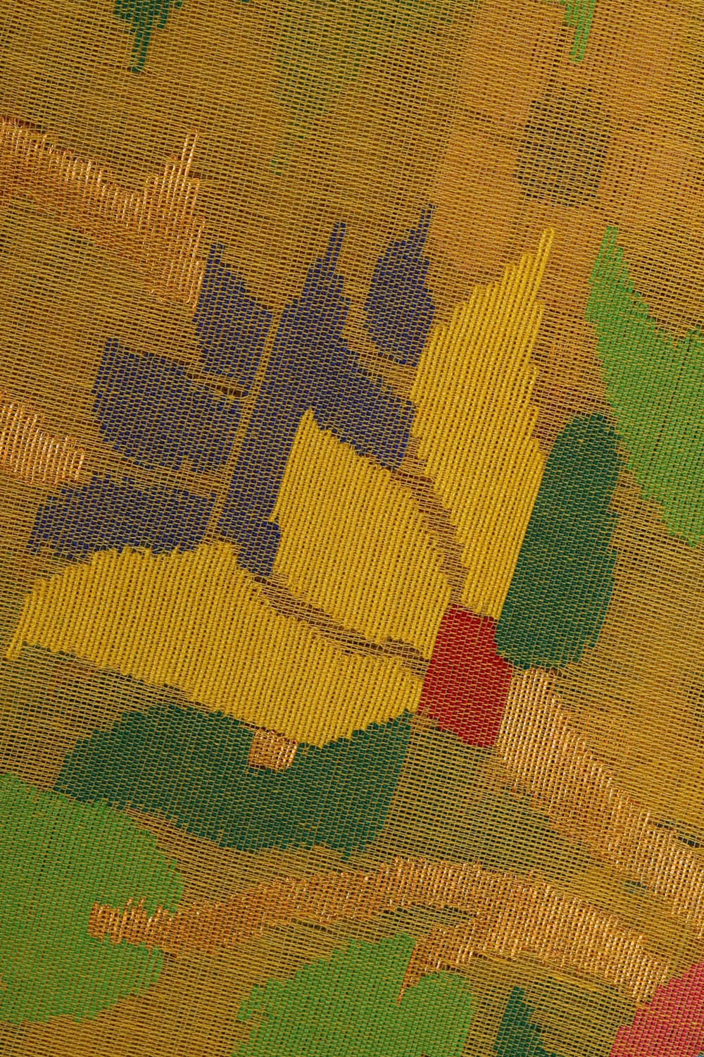 Ponduru Cotton Yellow Saree