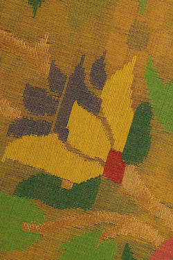 Image of Ponduru Cotton Yellow Saree