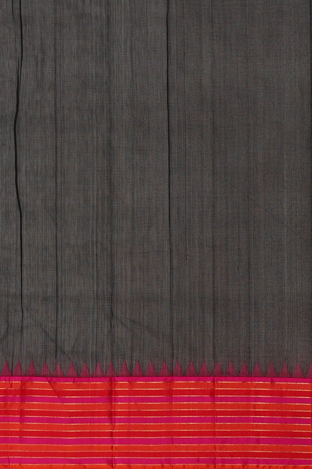 Image of Ponduru Cotton Black Saree