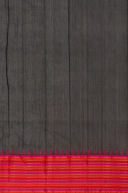 Image of Ponduru Cotton Black Saree
