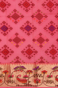 Image of Kota Silk Pink Saree
