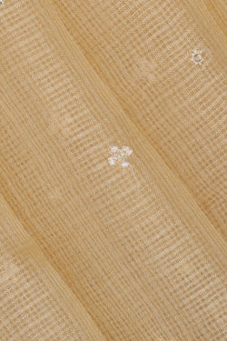 Image of Kota Cream Embroidered Saree