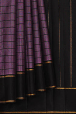 Image of Arani Silk Dark Lavender Saree