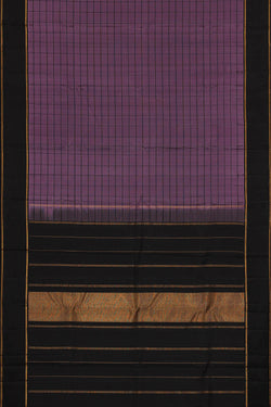 Image of Arani Silk Dark Lavender Saree