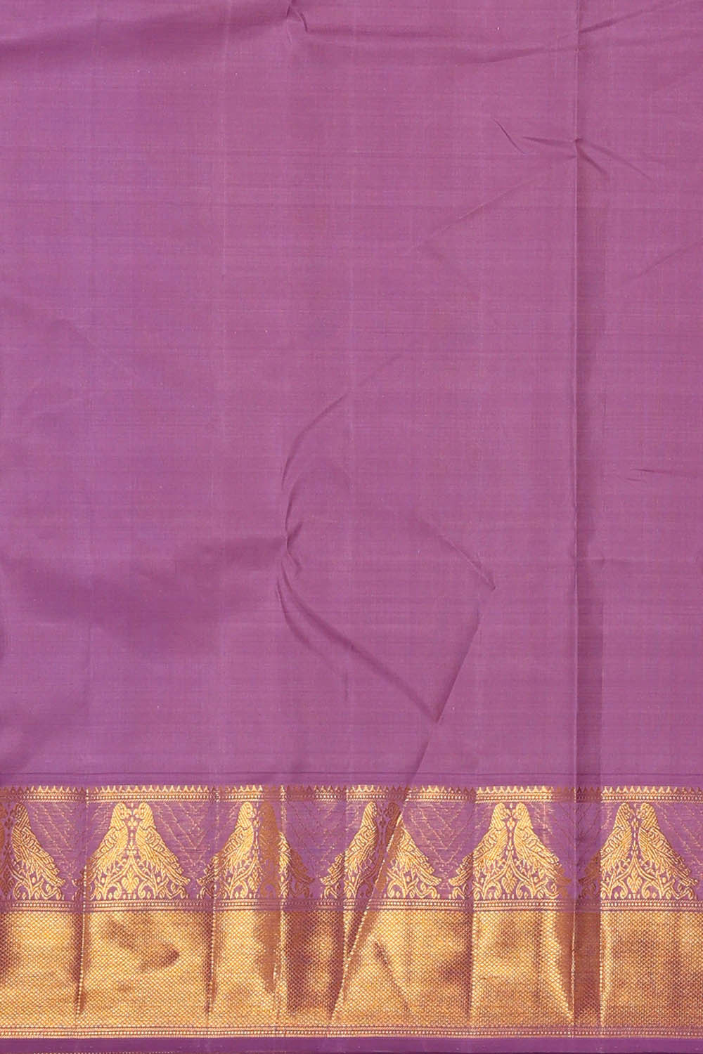 Image of Arani Silk Mustard Yellow Saree