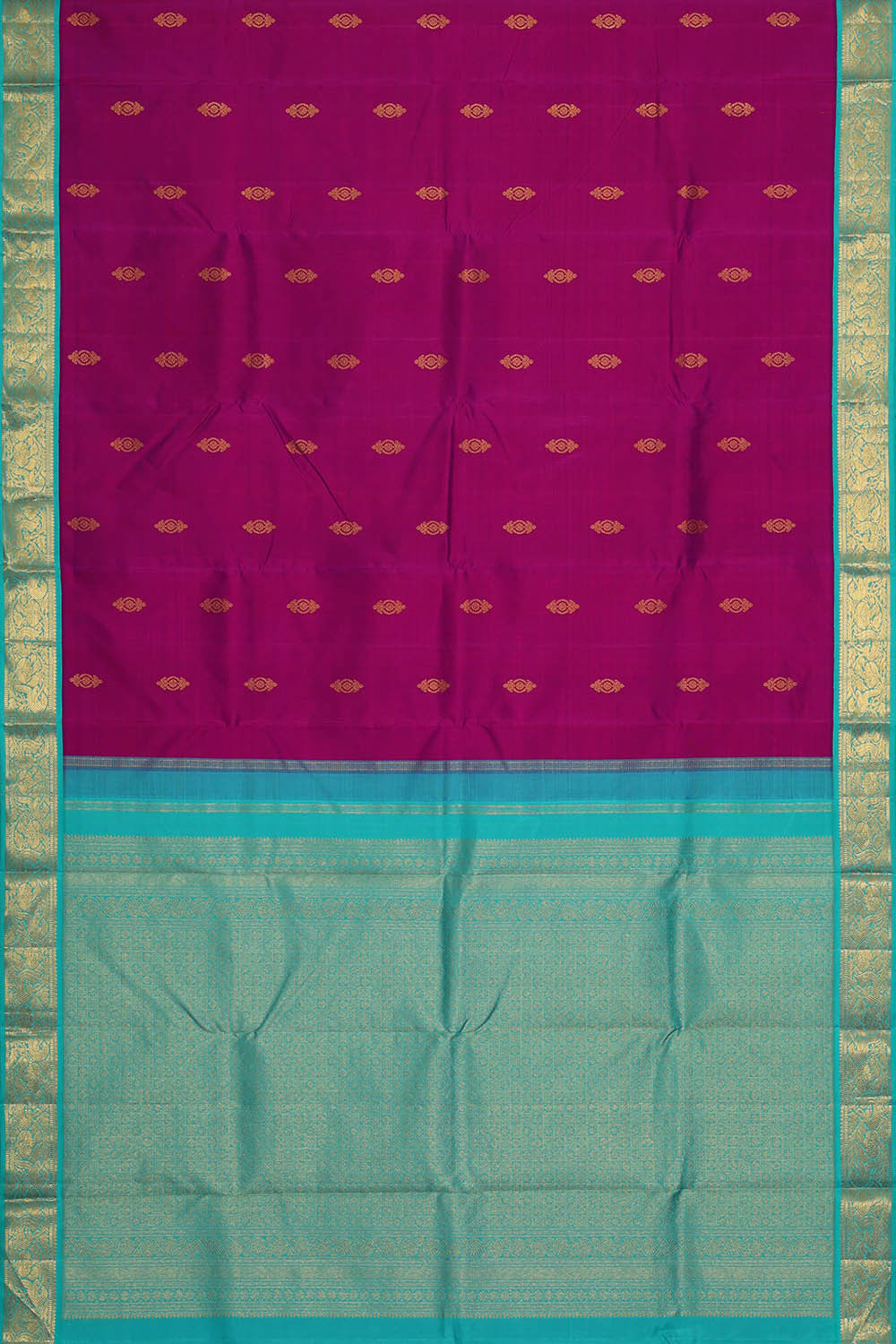 Arani Silk Magenta Saree