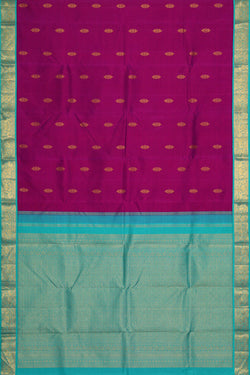 Image of Arani Silk Magenta Saree