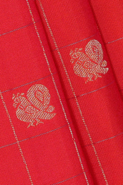 Image of Red Silk Saree