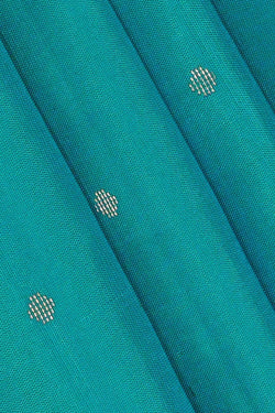 Image of Sky Blue Silk Saree