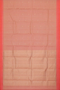 Image of Arani Silk Light Peach Saree