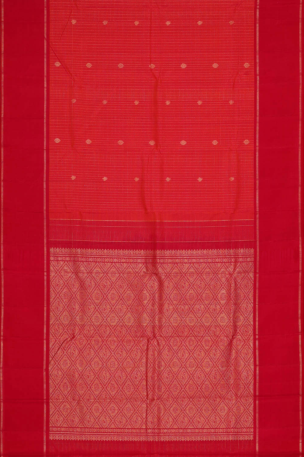 Arani Silk Light Red Saree