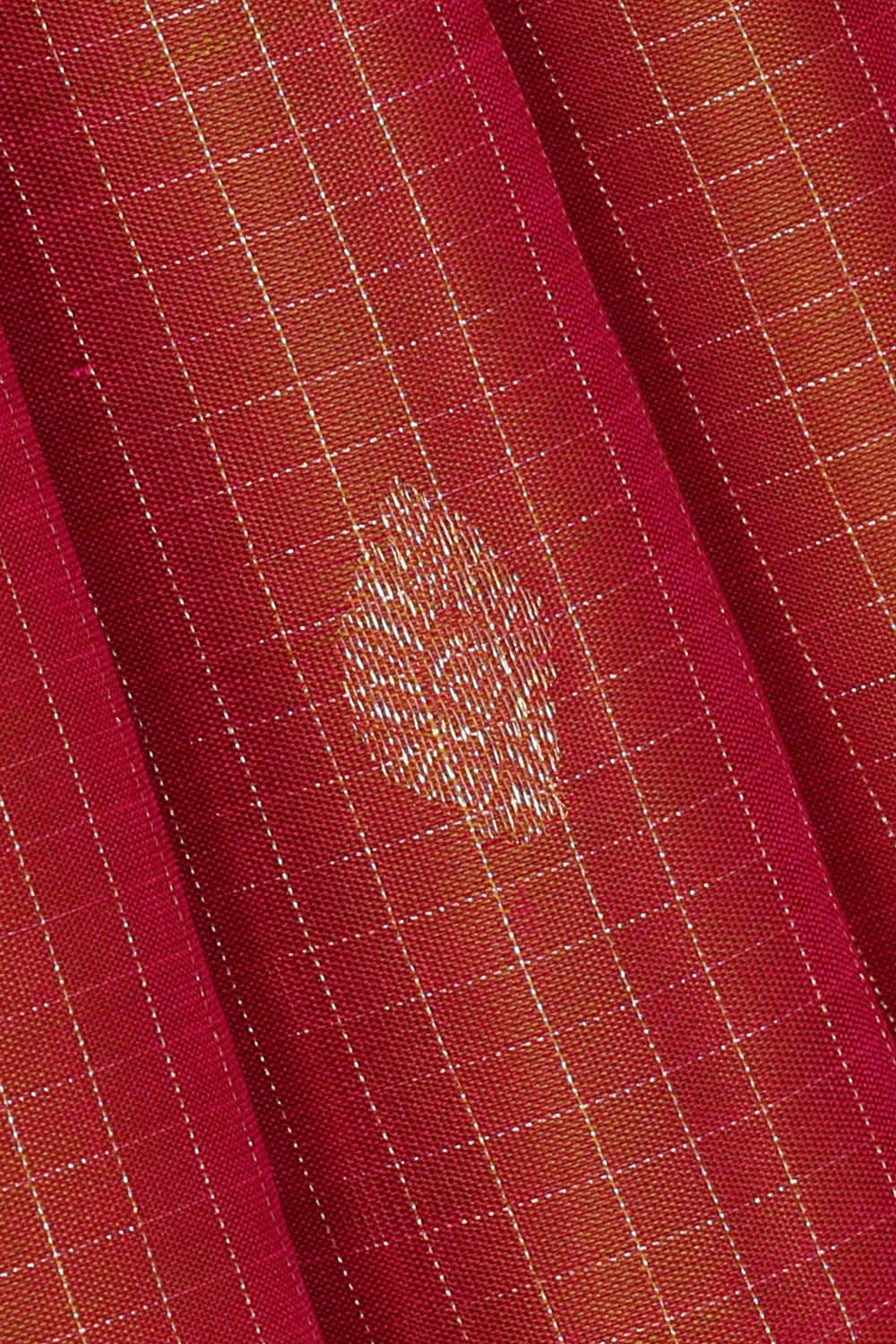 Image of Arani Silk Reddish Brown Saree