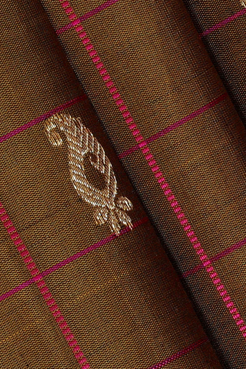 Image of Arani Silk Mehndi Green Saree