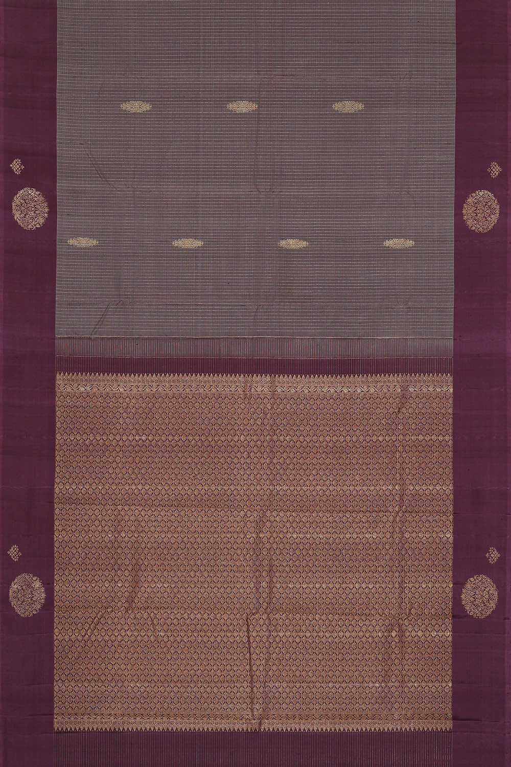 Arani Silk Grey Saree