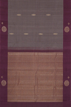 Image of Arani Silk Grey Saree