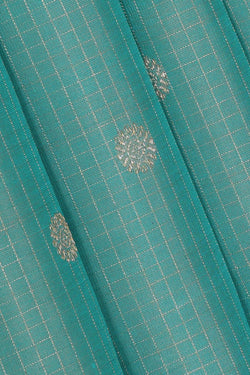 Image of Arani Silk Sky Blue Saree
