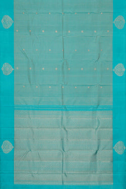 Image of Arani Silk Sky Blue Saree