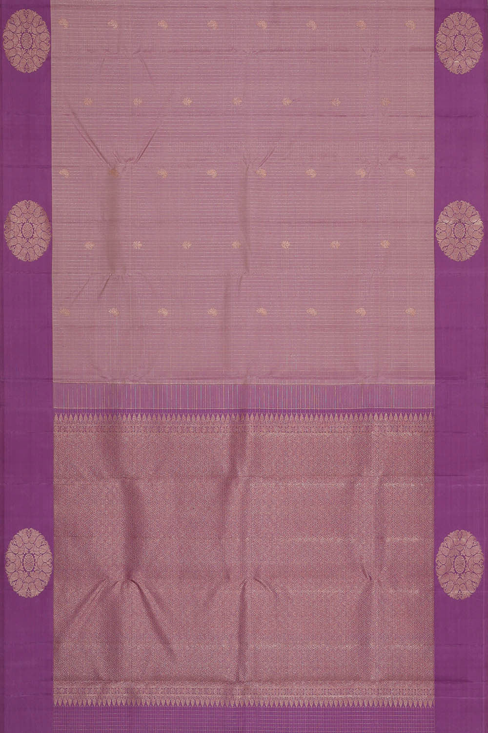 Arani Silk Light Mauve Saree