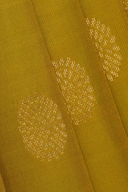 Image of Kanchipattu Yellowish Green Brocade Saree