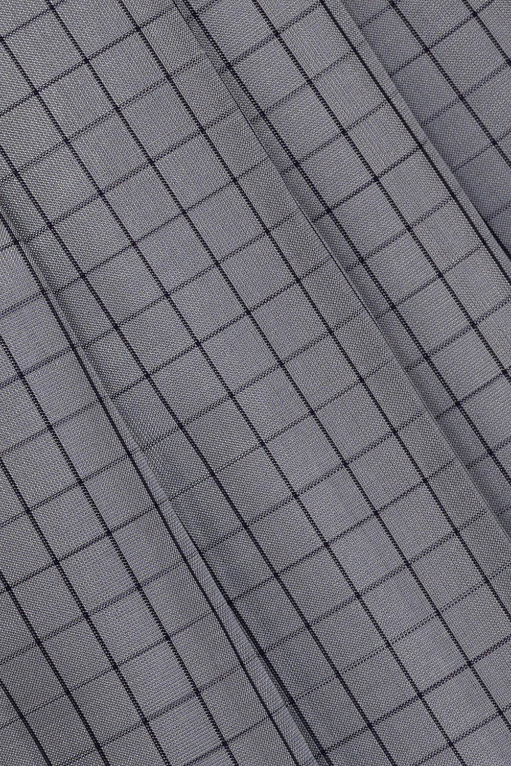 Image of Kanchipattu Grey Brocade Saree