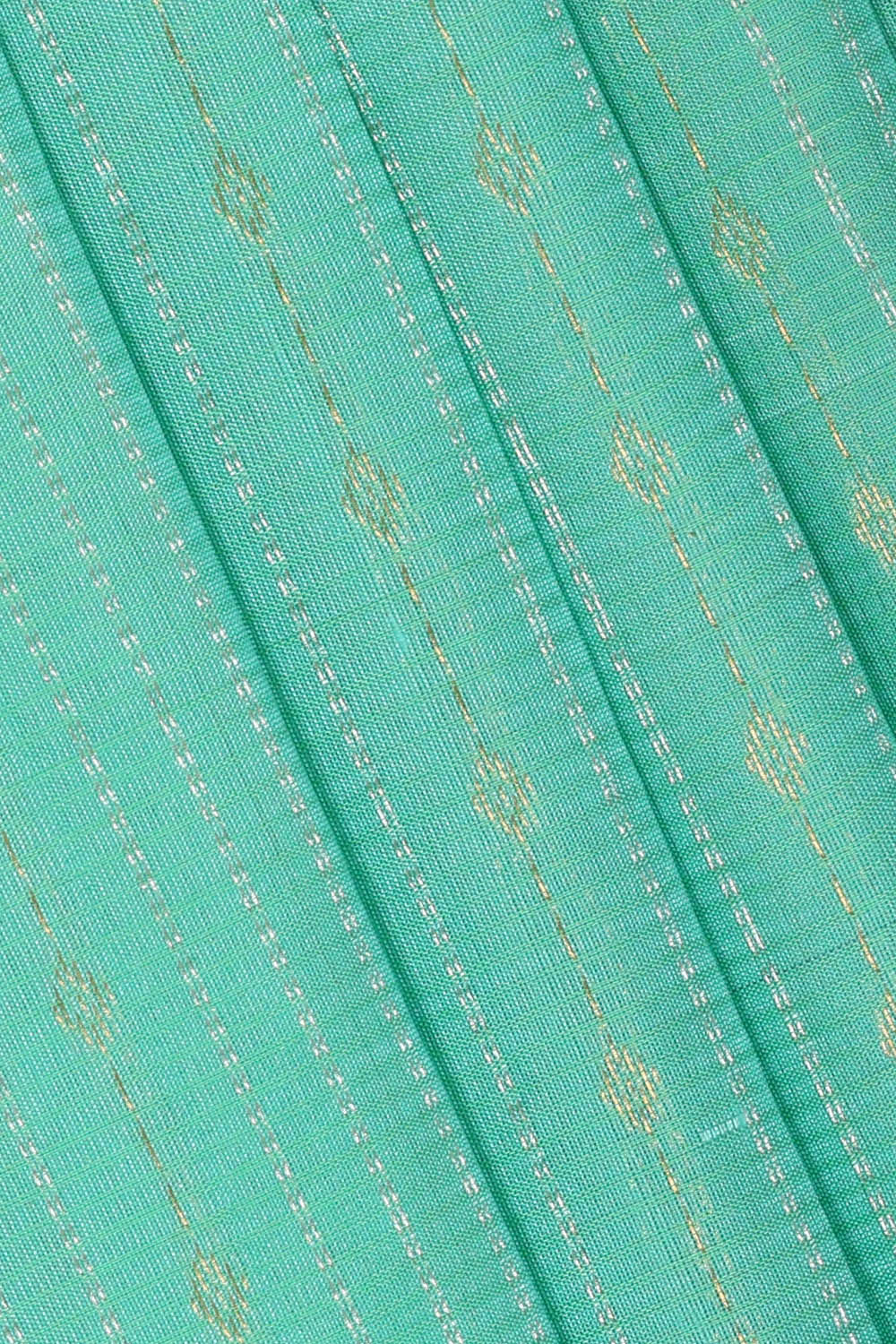 Image of Sea Blue Silk Saree