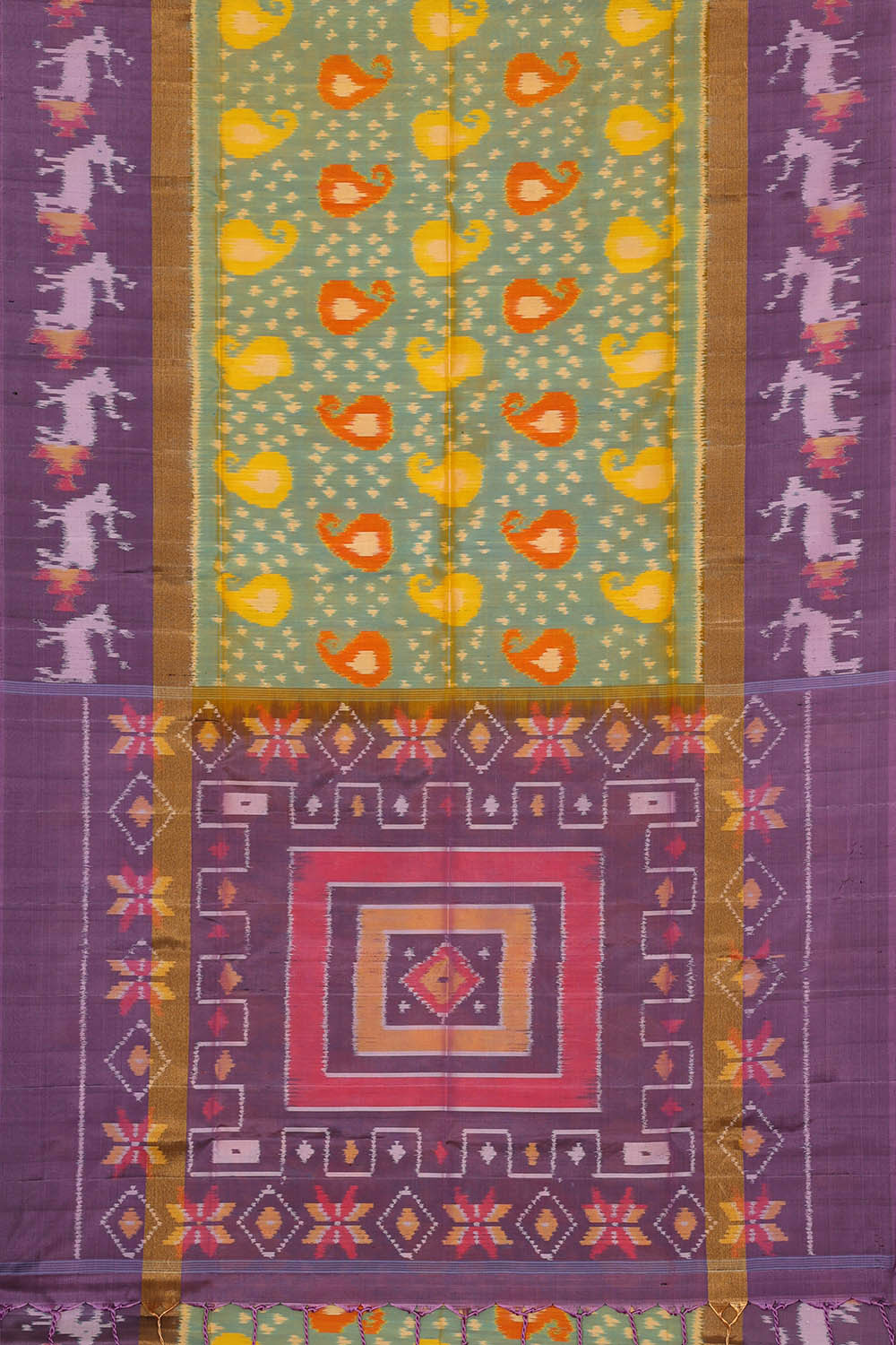 Image of Green Silk Saree