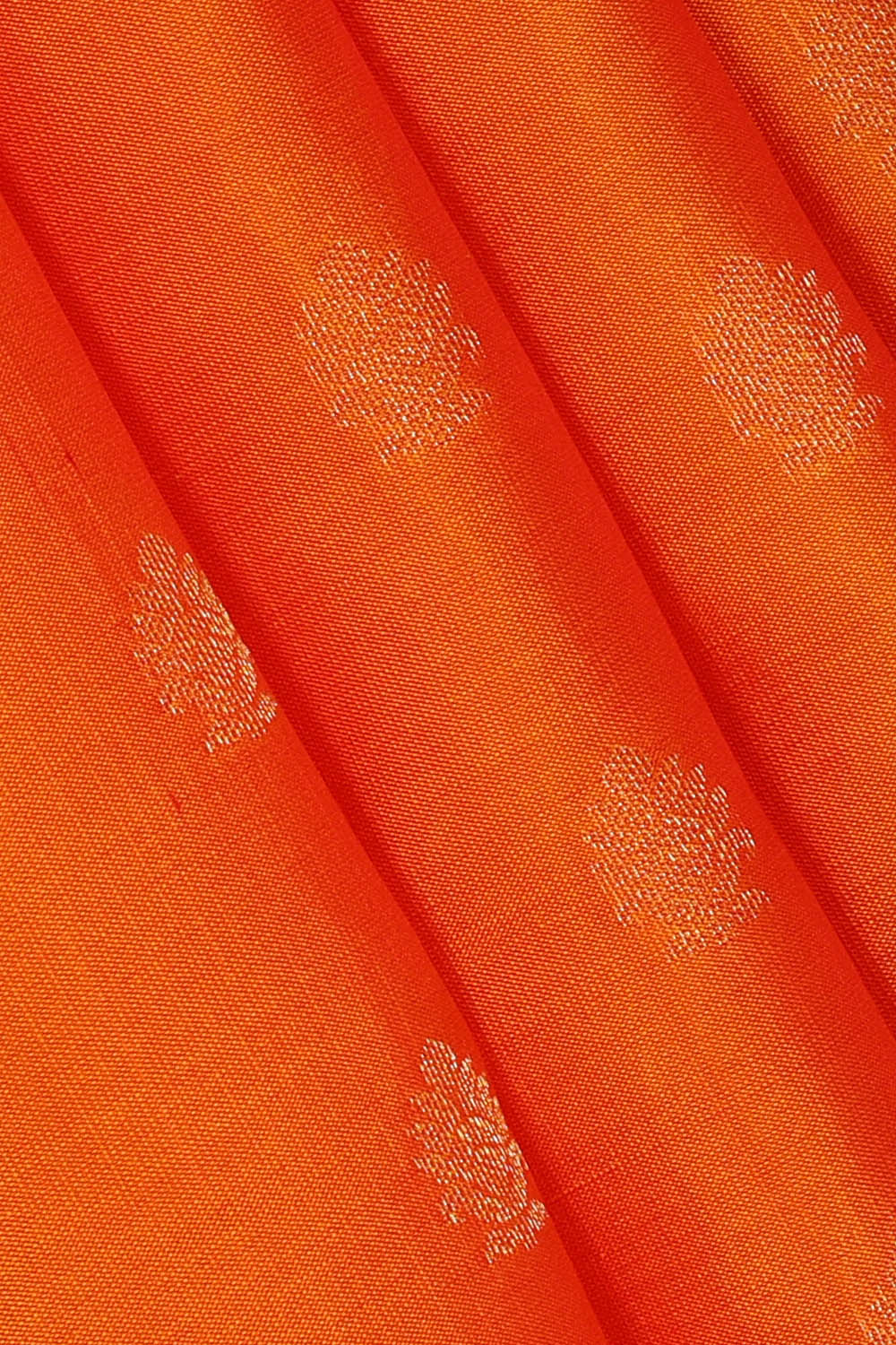 Image of Kanchipattu Silk Orange Saree