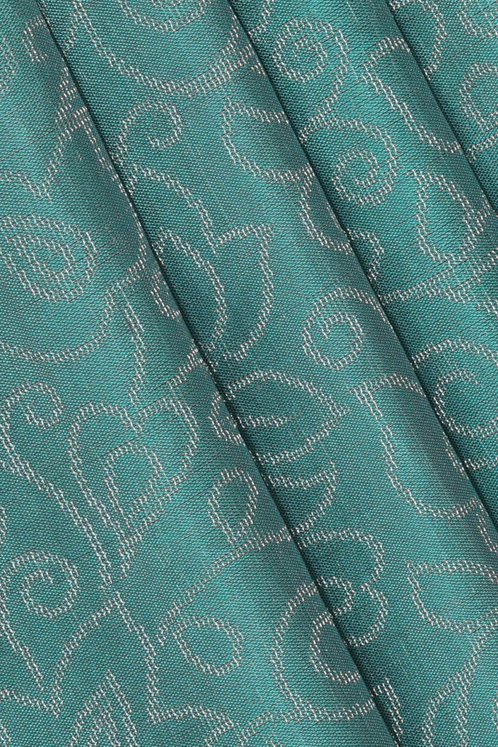 Image of Sea Blue Silk Saree