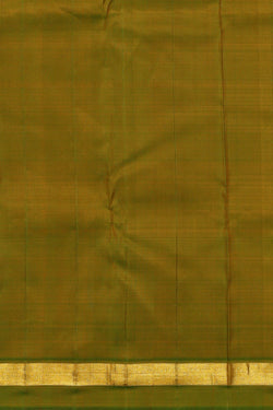 Image of Arani Silk Orange Red Saree