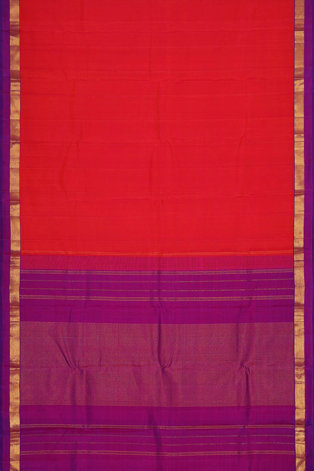 Arani Silk Red Saree