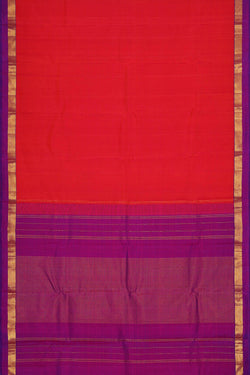 Image of Arani Silk Red Saree