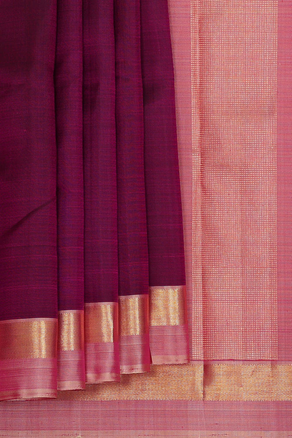 Image of Arani Silk Deep Wine Saree