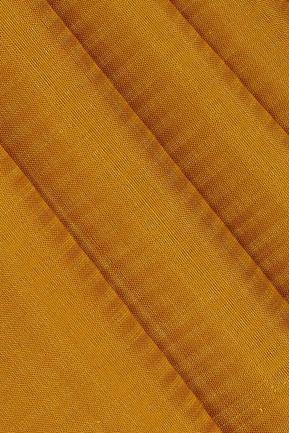 Image of Arani Silk Mustard Yellow Saree