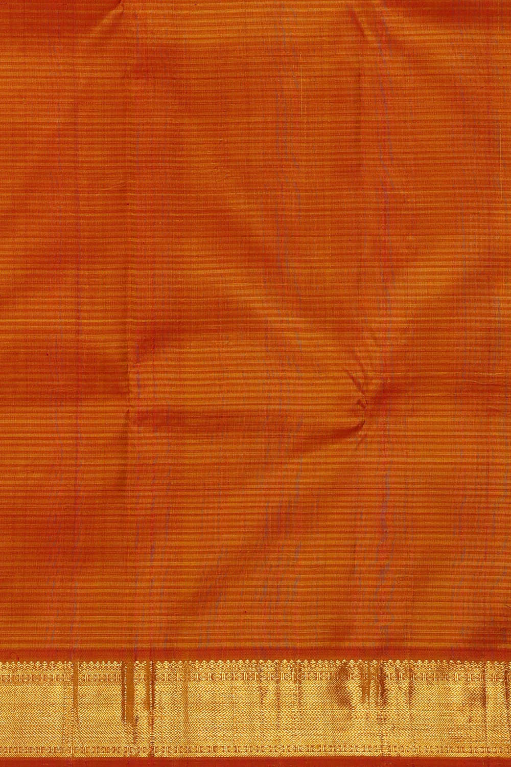 Image of Arani Silk Mustard Yellow Saree