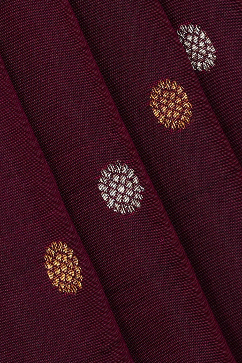 Arani Silk Deep Wine Saree
